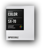 Color film for SX-70 type cameras
